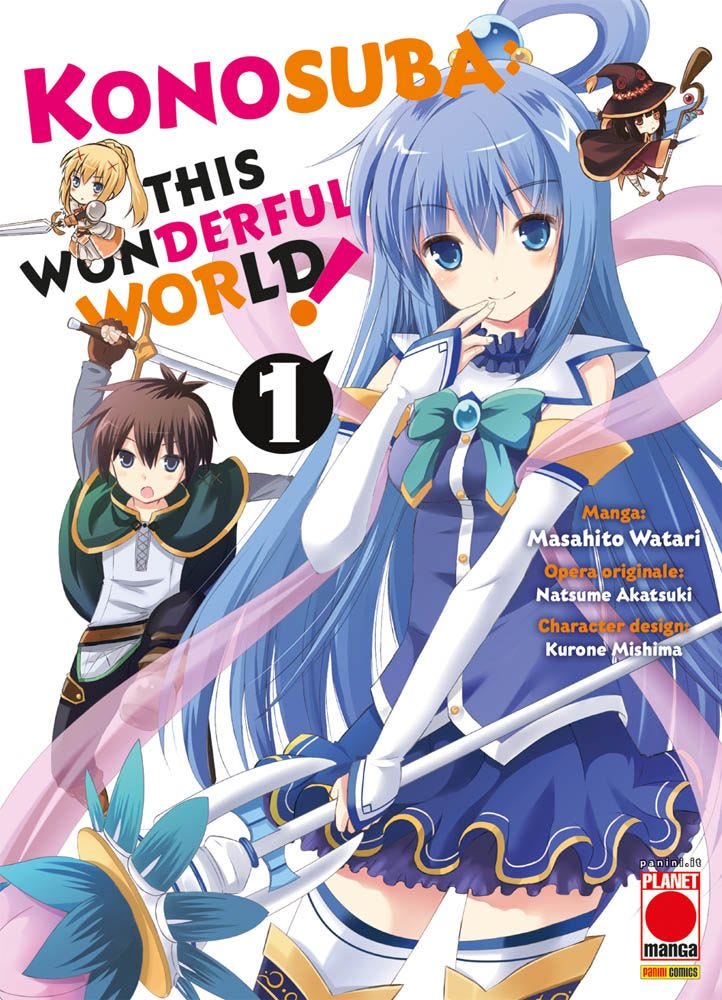 Konosuba! – This Wonderful World 1 – Capolavori Manga 143 – Panini Comics – Italiano