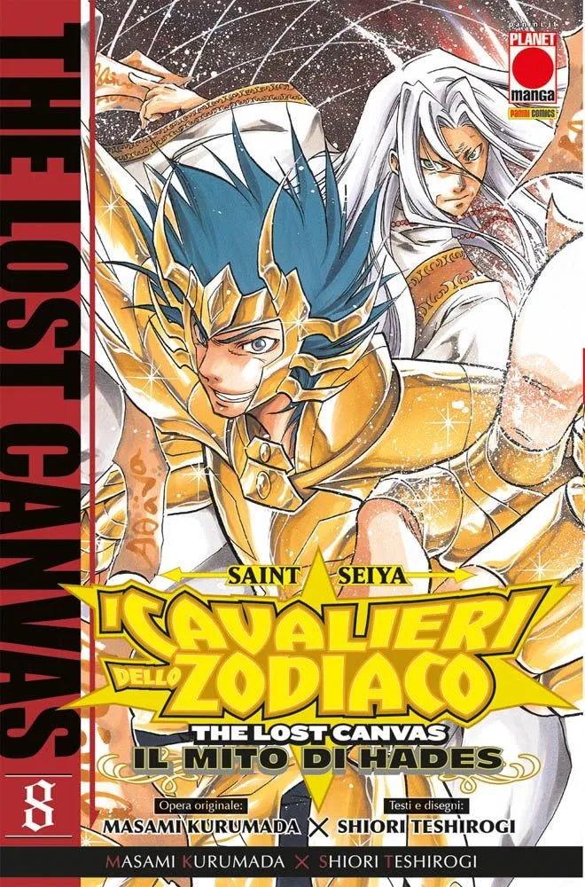 Saint Seiya – I Cavalieri dello Zodiaco – The Lost Canvas: Il Mito di Hades 8 – Manga Saga 76 – Panini Comics – Italiano