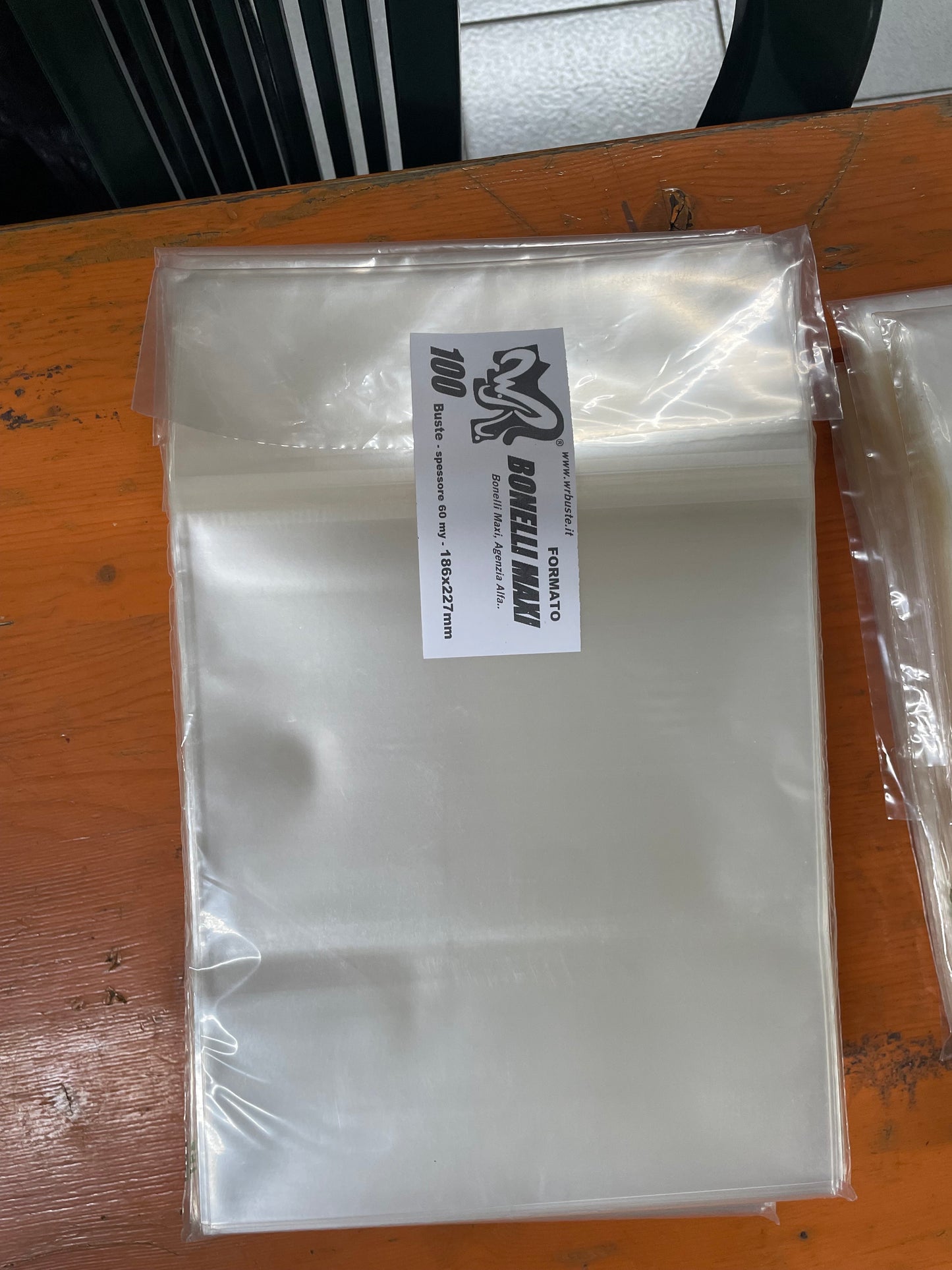 BONELLI MAXI 186 x 227 mm WR BUSTE 100 Buste Protettive per fumetti