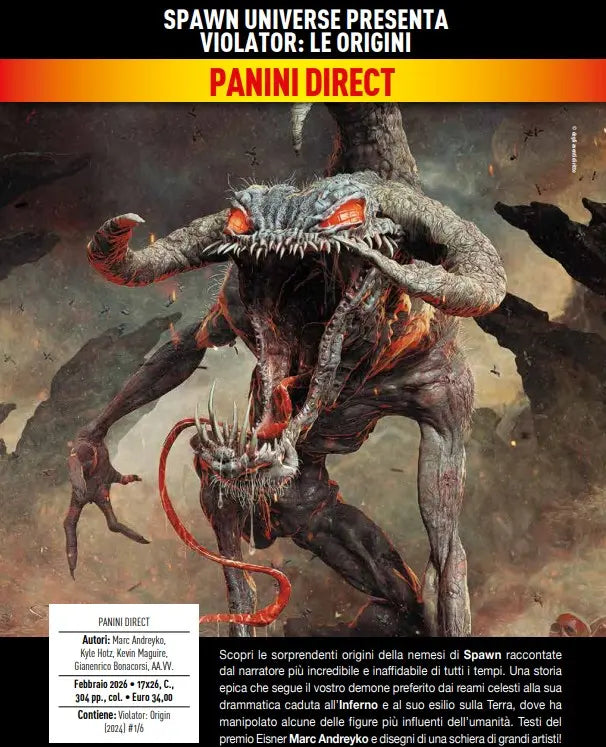 Spawn Universe Presenta - Violator: Le Origini - Panini Comics - Italiano