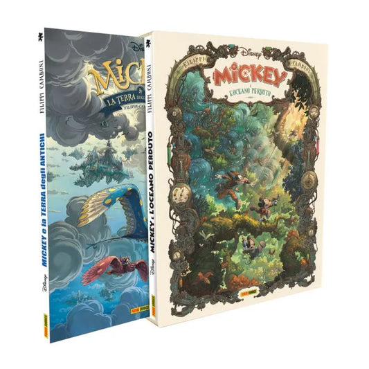 Mickey e la Terra degli Antichi + Mickey e L'Oceano Perduto – Cofanetto con Due Volumi