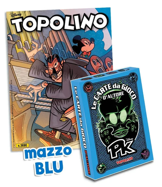 Topolino - Supertopolino 3690 + Carte da Gioco di PK - Mazzo Blu - Panini Comics - Italiano