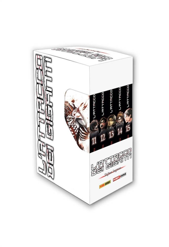 L’Attacco dei Giganti Cofanetto 3 (11-15) – Panini Comics – Italiano