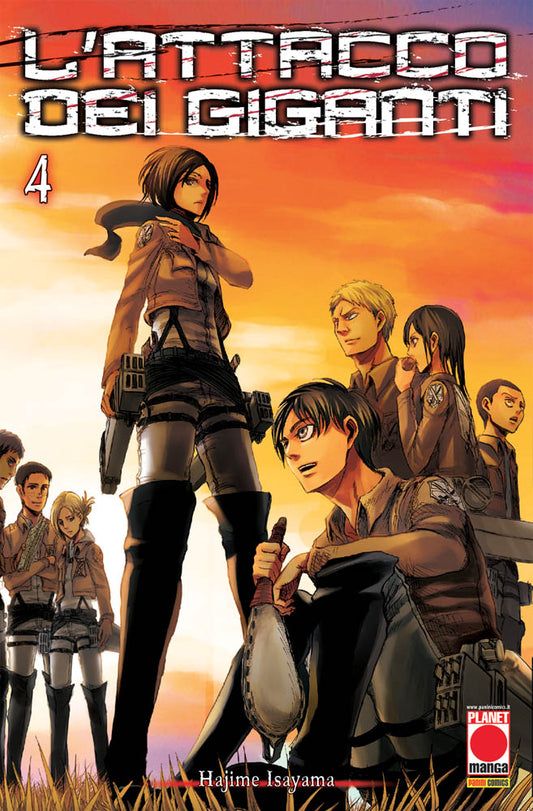 L’Attacco dei Giganti 4 – Quarta Ristampa – Panini Comics – Italiano