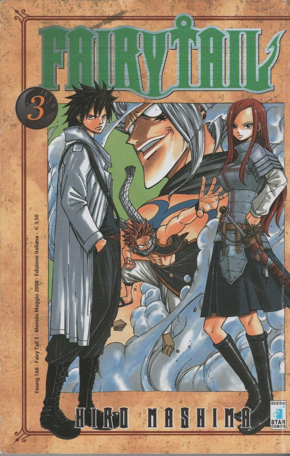Fairy Tail 3 – Young 168 – Edizioni Star Comics – Italiano