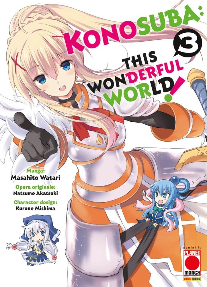 Konosuba! – This Wonderful World 3 – Capolavori Manga 145 – Panini Comics – Italiano
