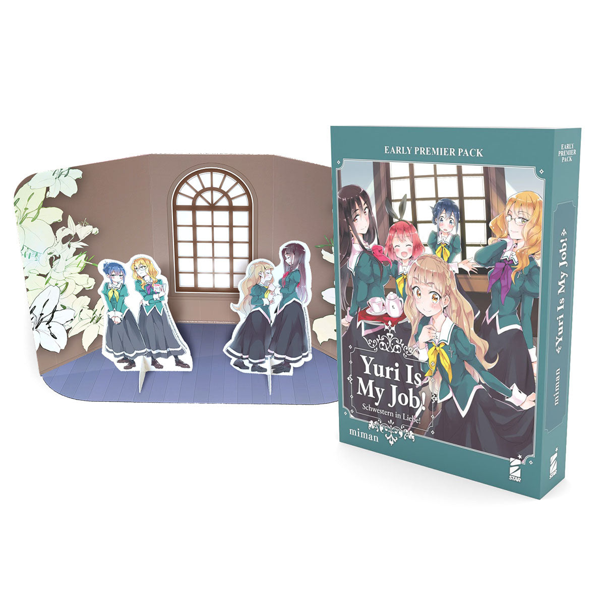 Yuri is My Job! Pack (Vol. 1-2 + Diorama di Carta) – Queer Limited 58 – Edizioni Star Comics – Italiano