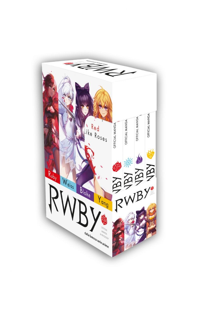 RWBY Official Manga Anthology Cofanetto (Vol. 1-4) – Panini Comics – Italiano