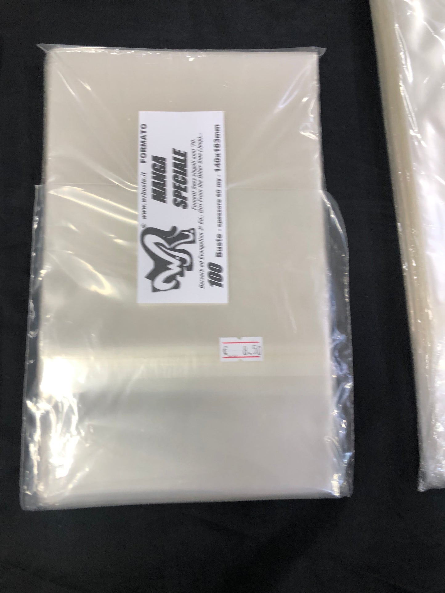 MANGA SPECIALE  140x183 mm WR BUSTE  100 Buste Protettive per fumetti