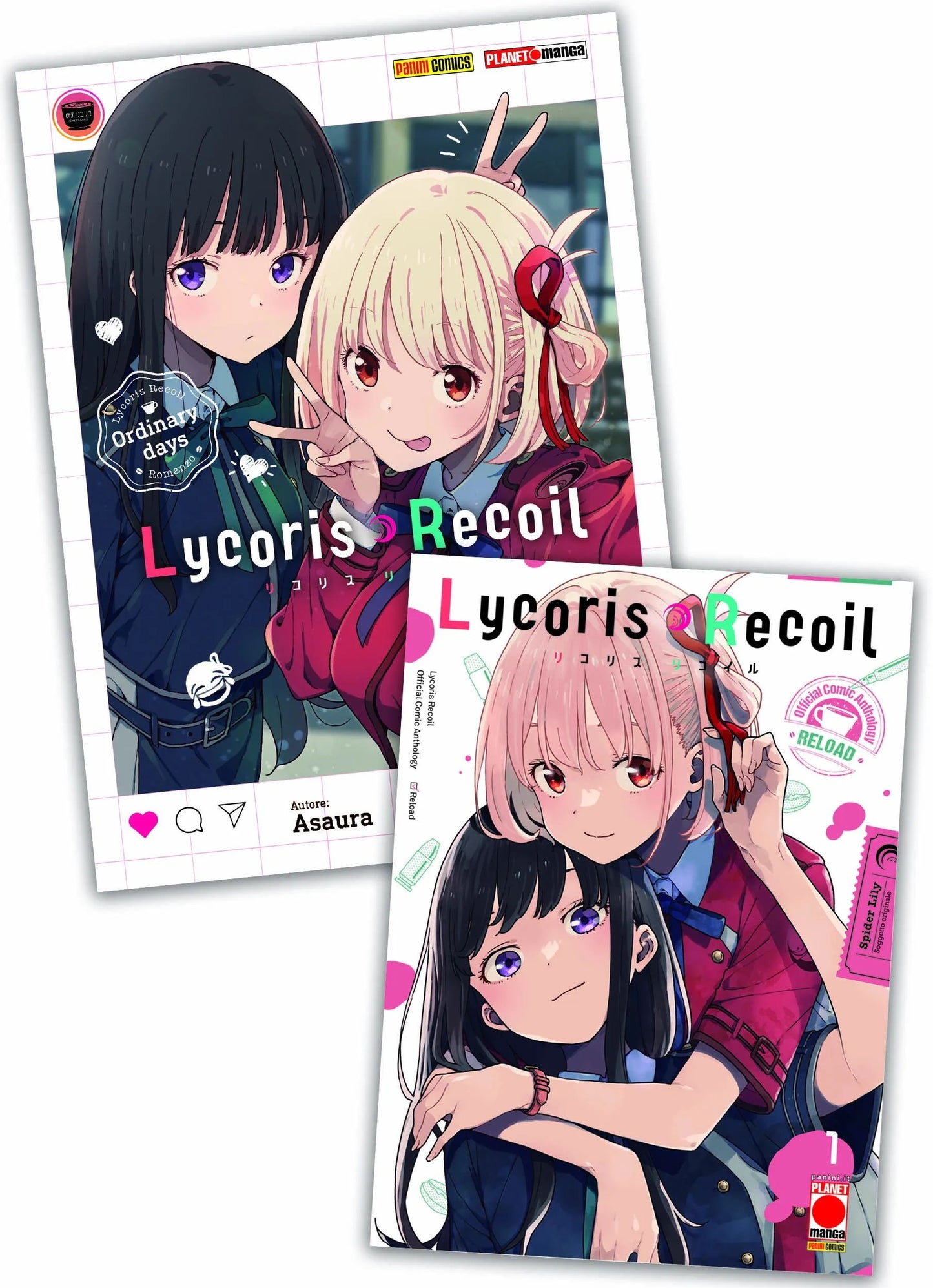 Lycoris Recoil Bundle (Reload 1 + Ordinary Days) – Panini Comics – Italiano