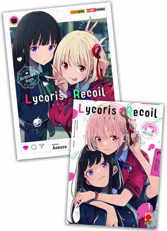 Lycoris Recoil Bundle (Reload 1 + Ordinary Days) – Panini Comics – Italiano