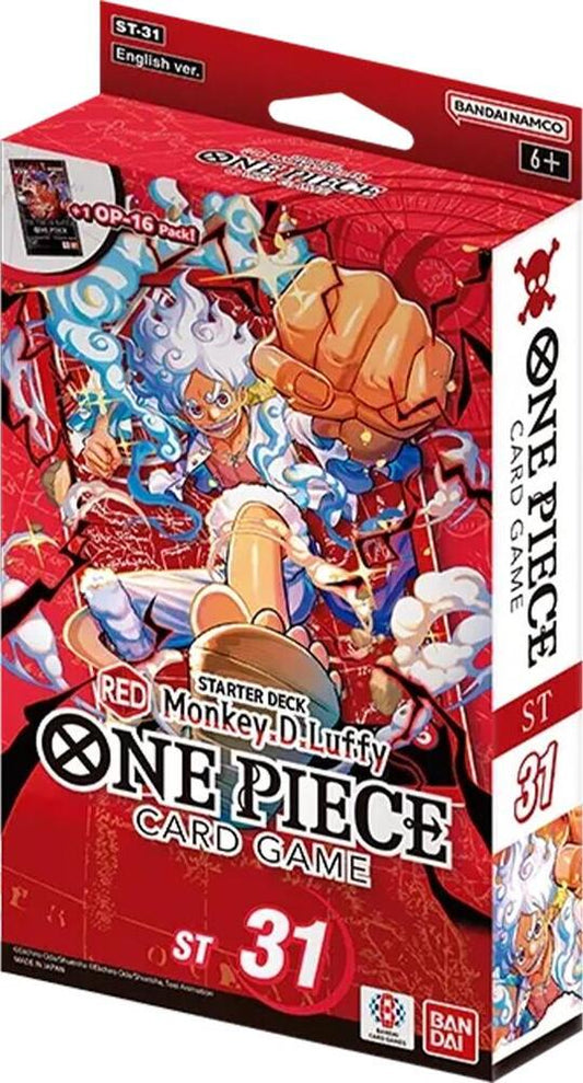 One Piece Card Game - RED Monkey D. Luffy ST-31 - Starter Deck (ENG)
