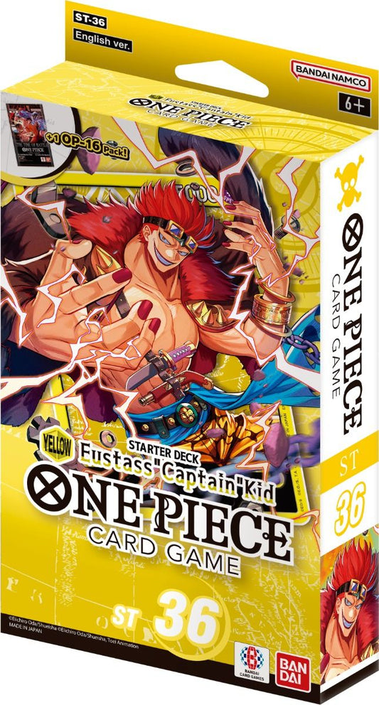 One Piece Card Game - YELLOW Eustass "Captain Kidd" ST-36 - Starter Deck (ENG)