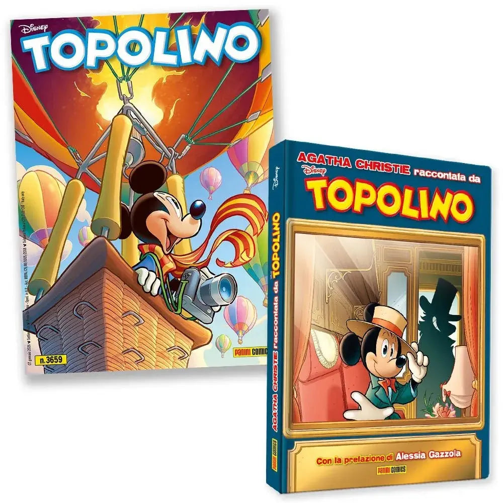 Topolino - Supertopolino 3659 + Topolibro "Agatha Christie Raccontata da Topolino" - Panini Comics - Italiano