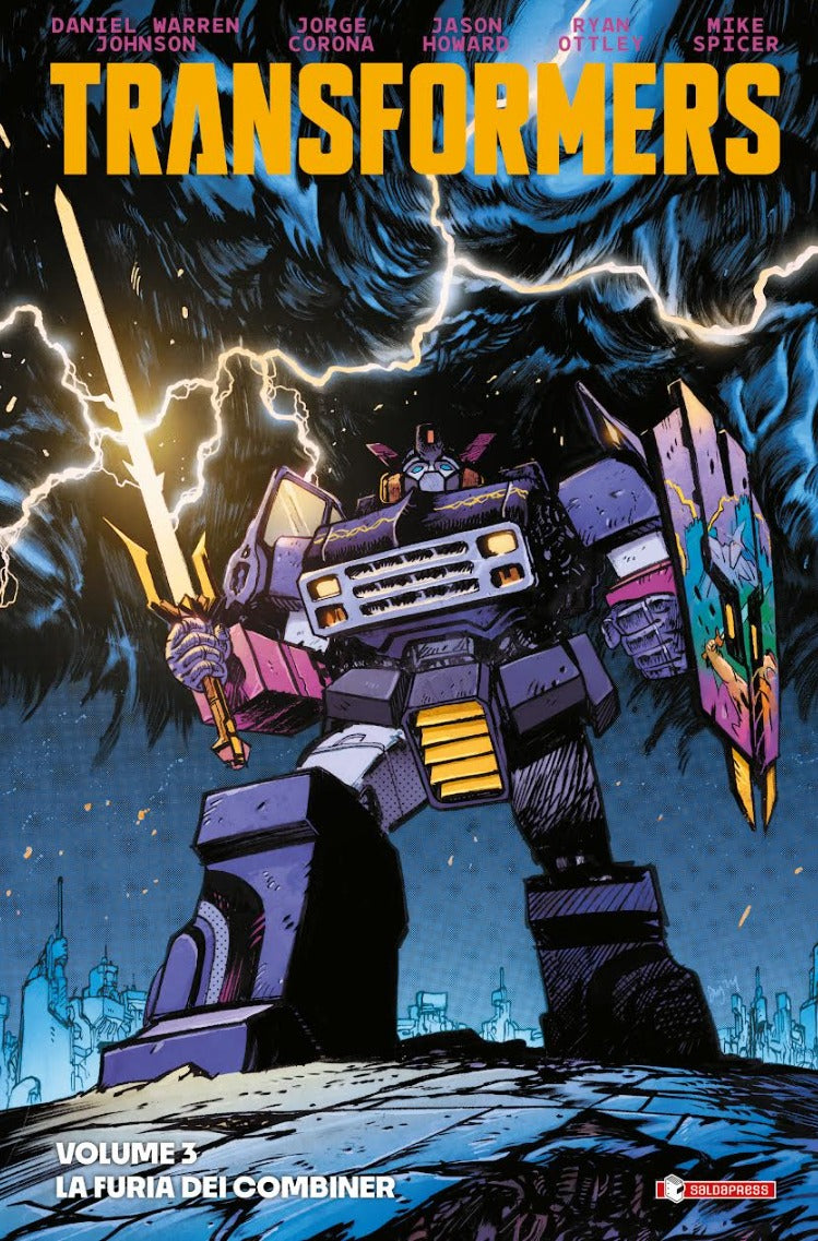 Transformers Vol. 3 VARIANT– La Furia dei Combiner  – Energon Universe – Saldapress – Italiano