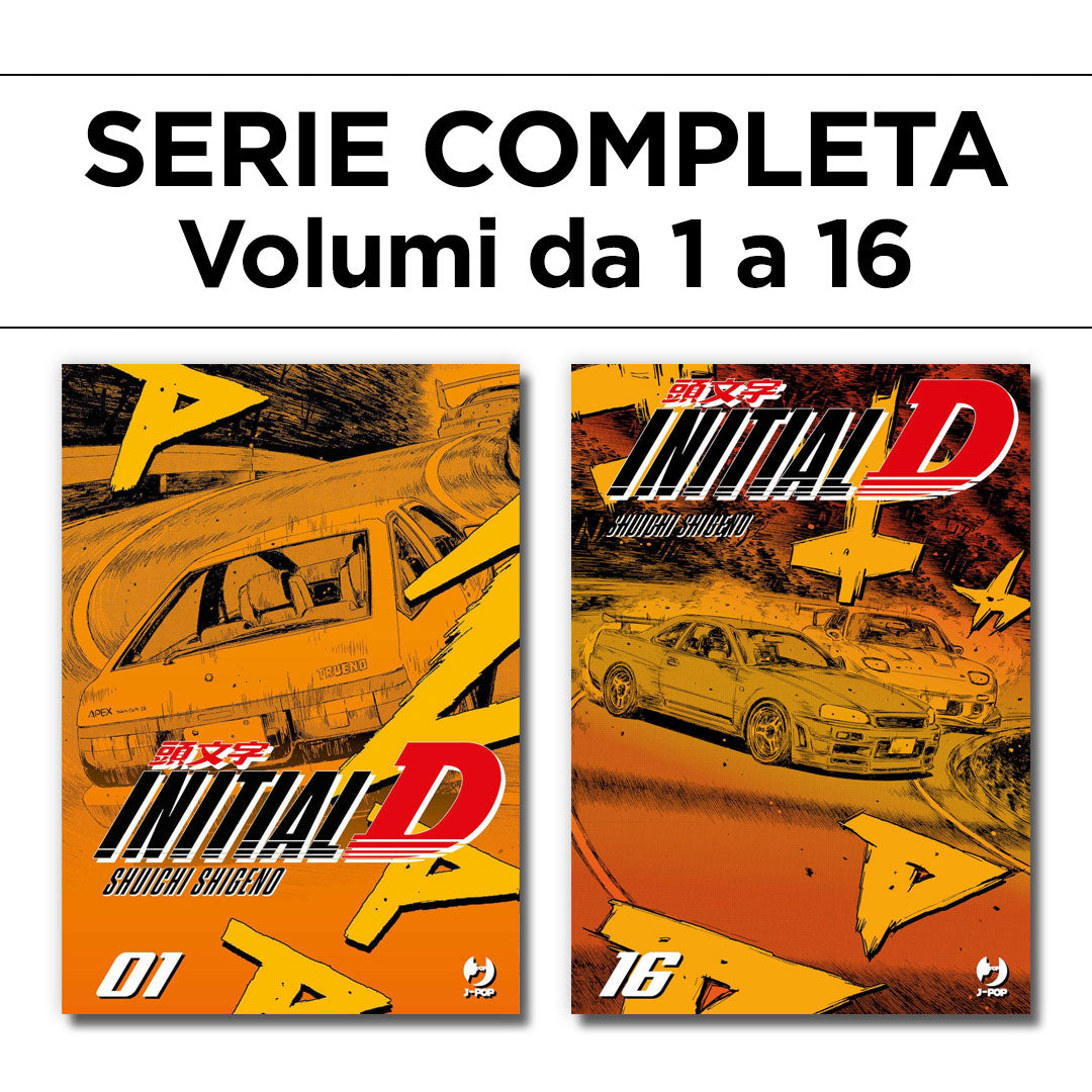 Initial D 1/16 – Serie Completa – Jpop – Italiano