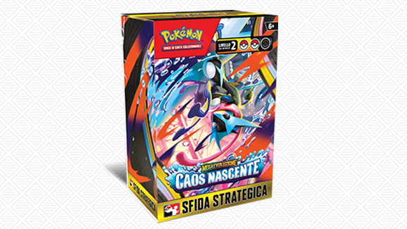 Pokémon Kit Prerelease Caos Nascente - ITA - 4 Buste + Deck Promo Stamped